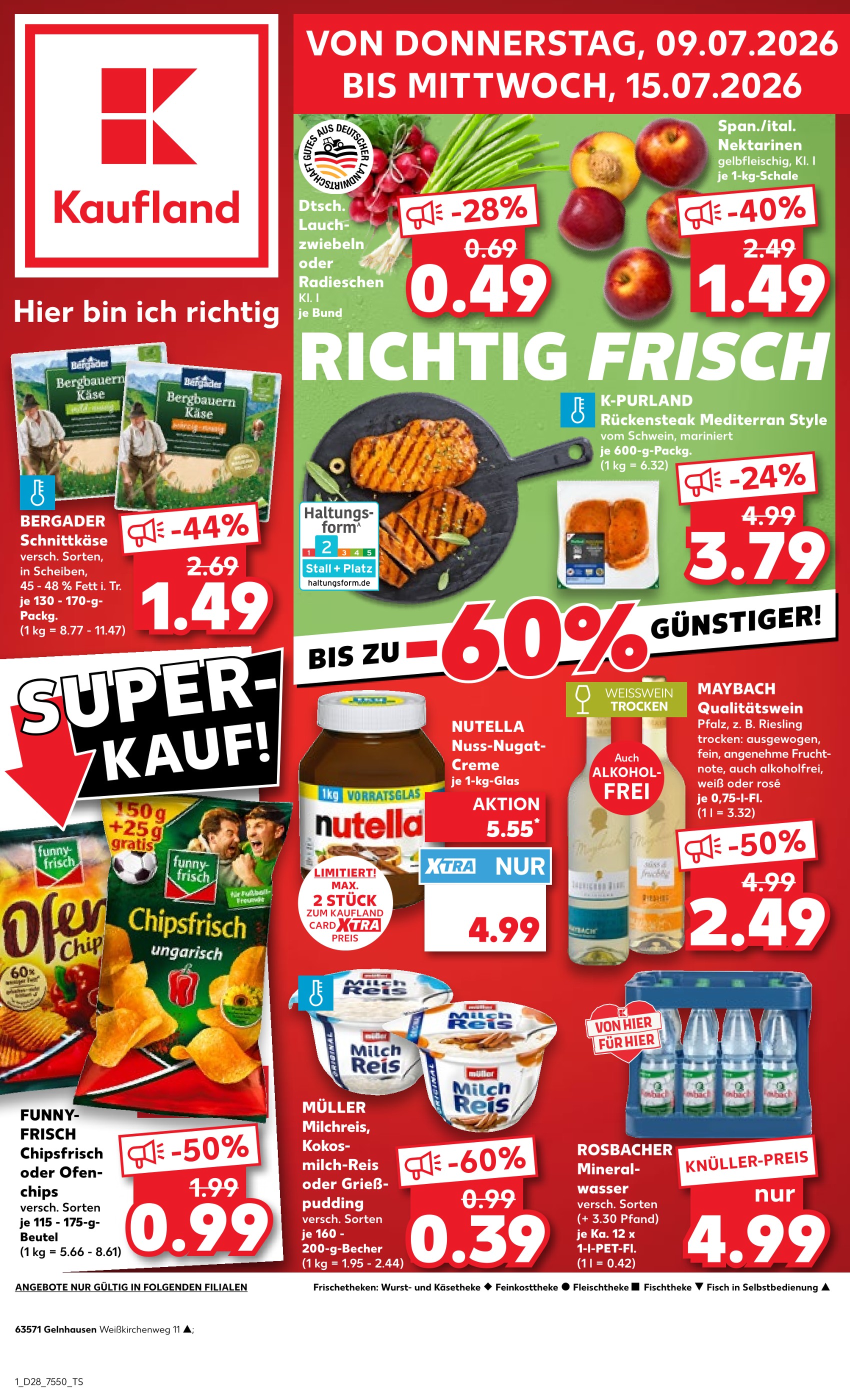 Kaufland Prospekt für Bad Orb: Hier bin ich richtig, 52 Seiten, 09.07.2026 - 15.07.2026